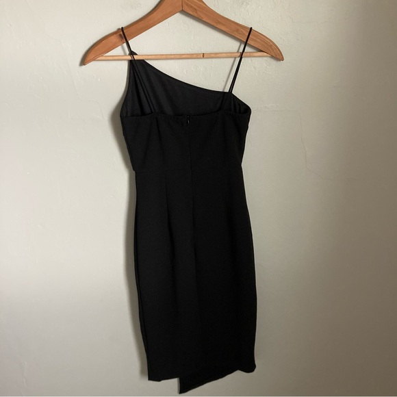 Princess Polly Black Cocktail Dress Size 2 - Picture 3 of 5